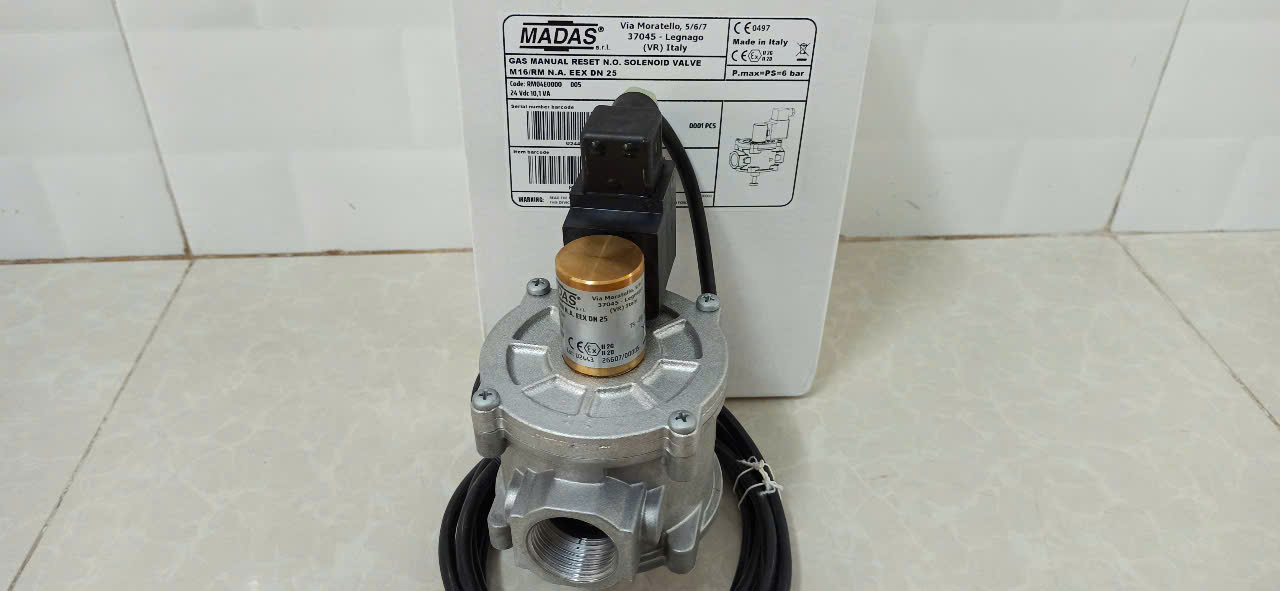 VAN ĐIỆN TỪ PHÒNG NỔ MADAS DN25
